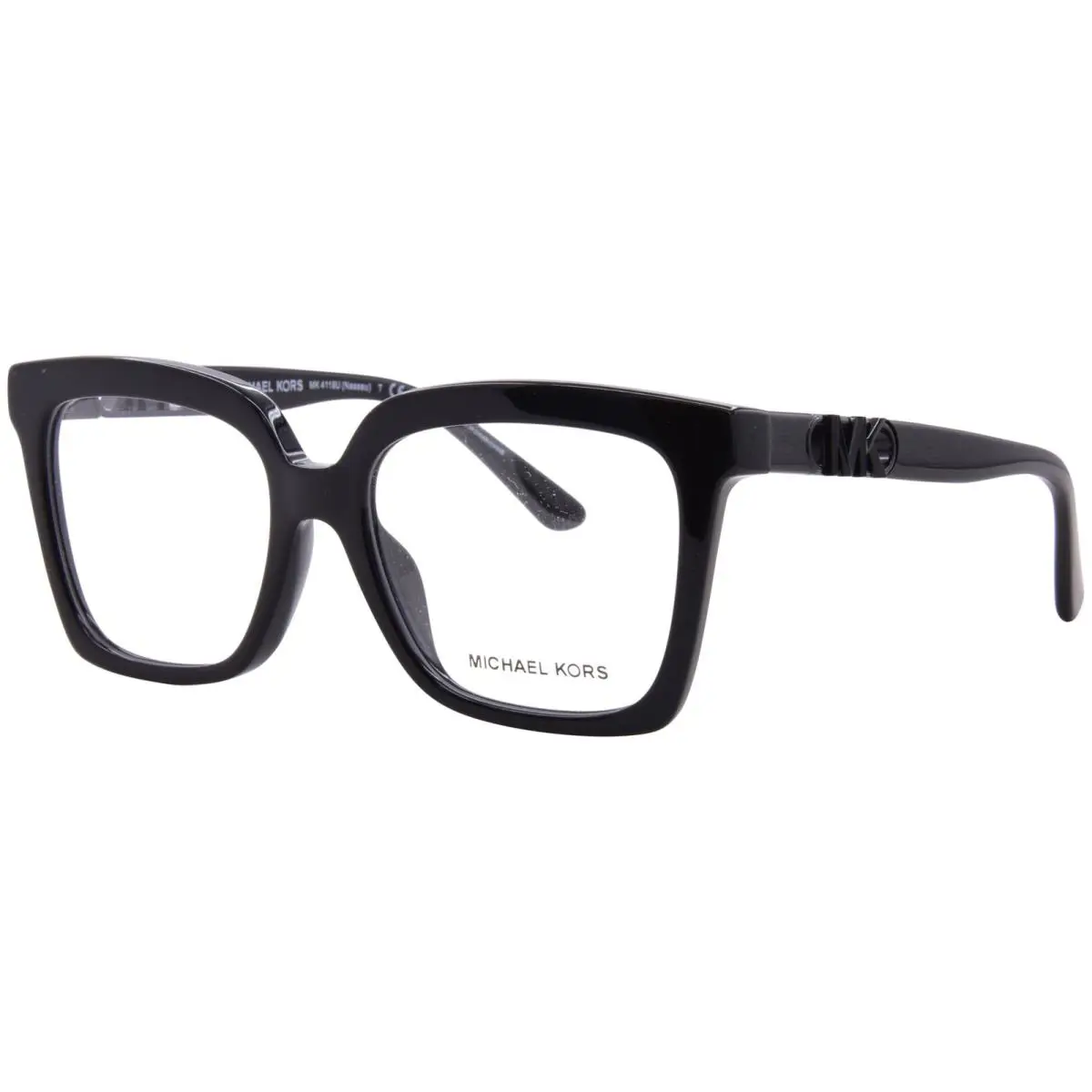 Michael Kors Nassau MK4119U 3005 Eyeglasses Frame Women`s Black Full Rim 53mm