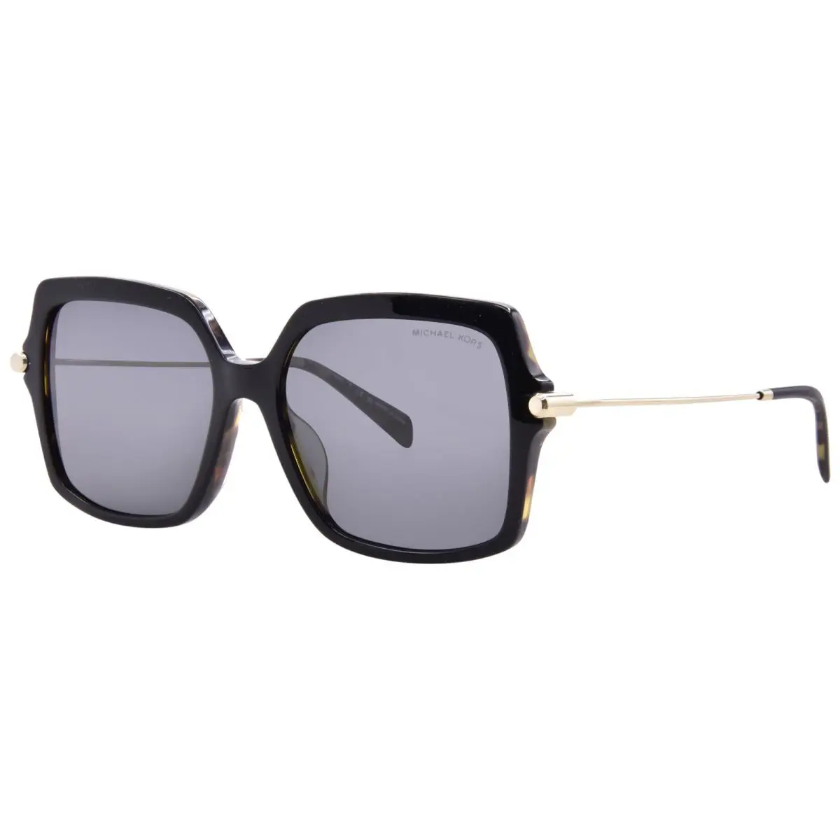Michael Kors Quogue MK2247U 395087 Sunglasses Women`s Black/tortoise/grey 57mm