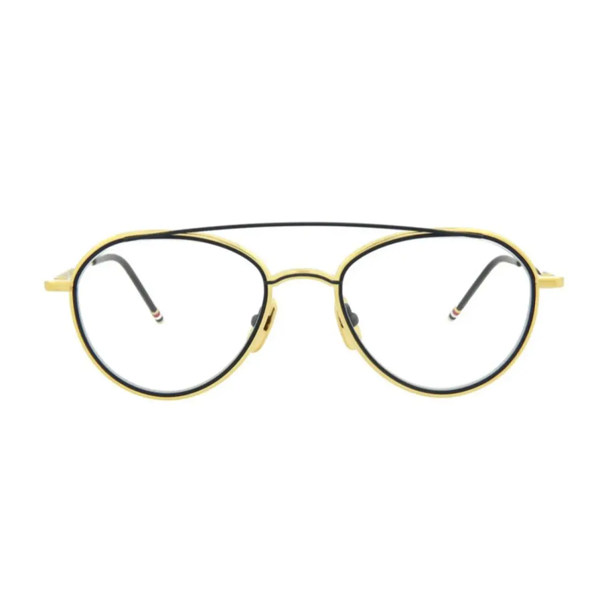 Thom Browne TB109 C Eyeglasses Men Women Gold/matte Navy Frame 50-21-141