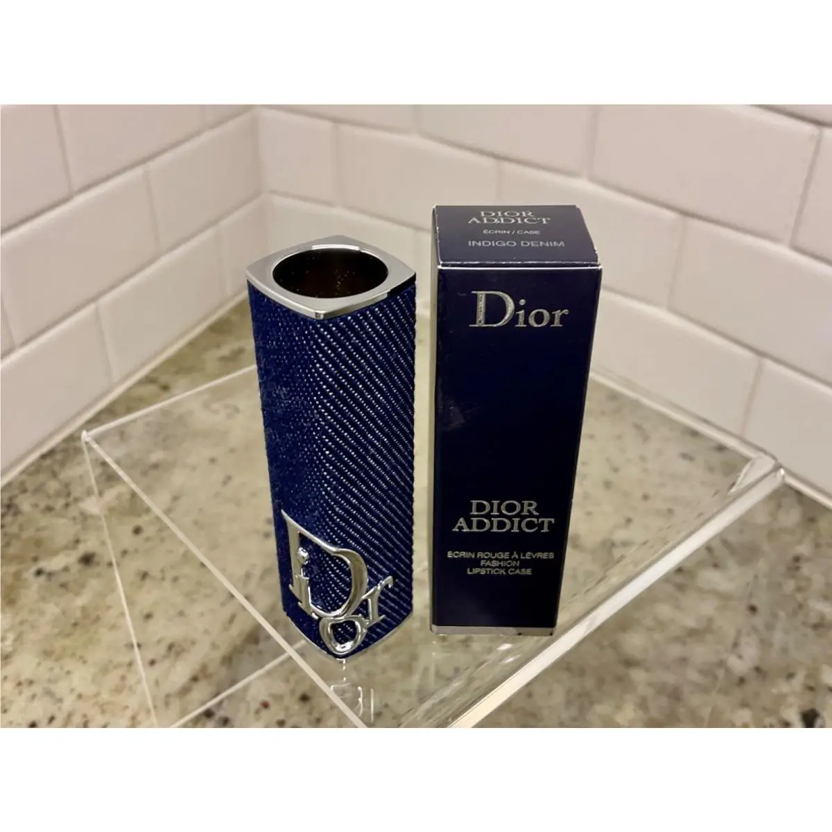 Addict Fashion Lipstick Case INDIGO DENIM by Dior