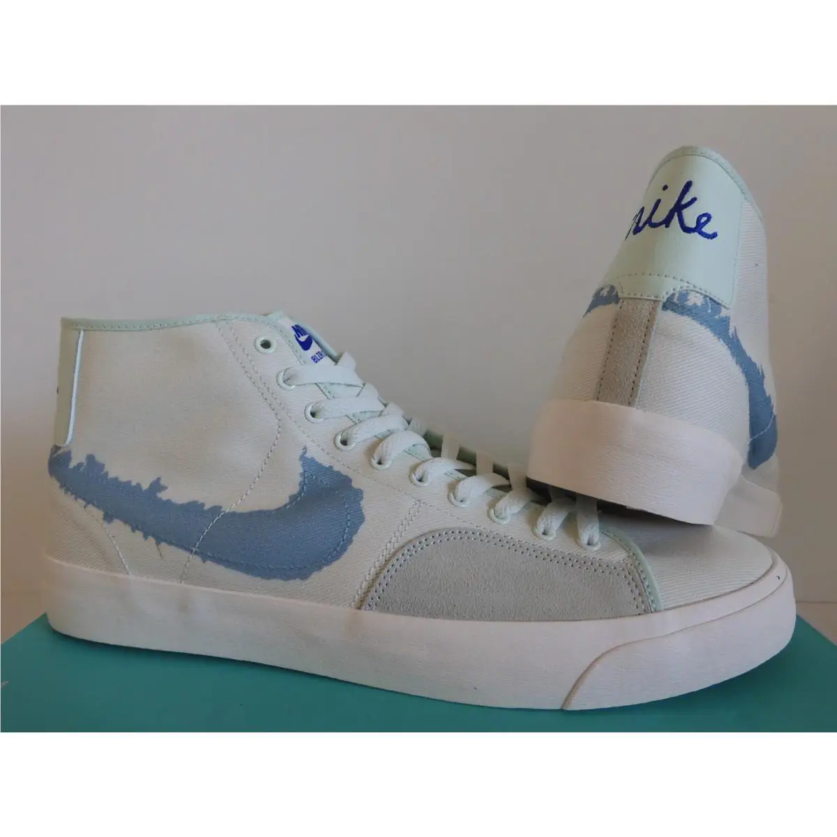 Nike shoes - Nike SB - DM8553-300 - Barely Green/Boarder Blue 0
