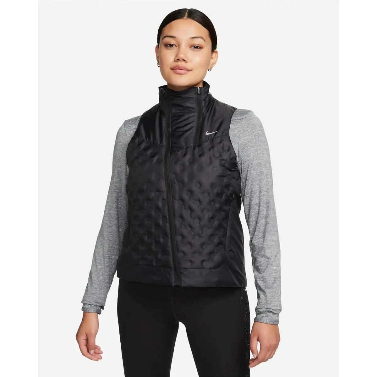Nike clothing - Nike Therma-Fit ADV Repel AeroLoft Running Vest - FB7606-010 - Black (UPC: 196608724964) 4