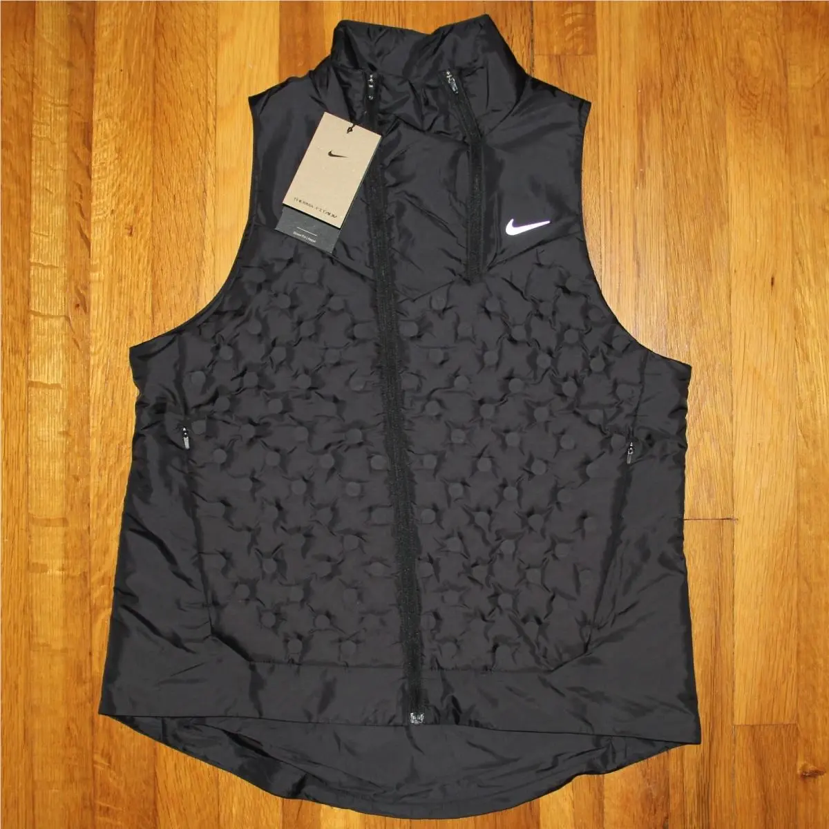 Nike Therma-fit Adv Repel Aeroloft Running Vest Womens L Black FB7606-010