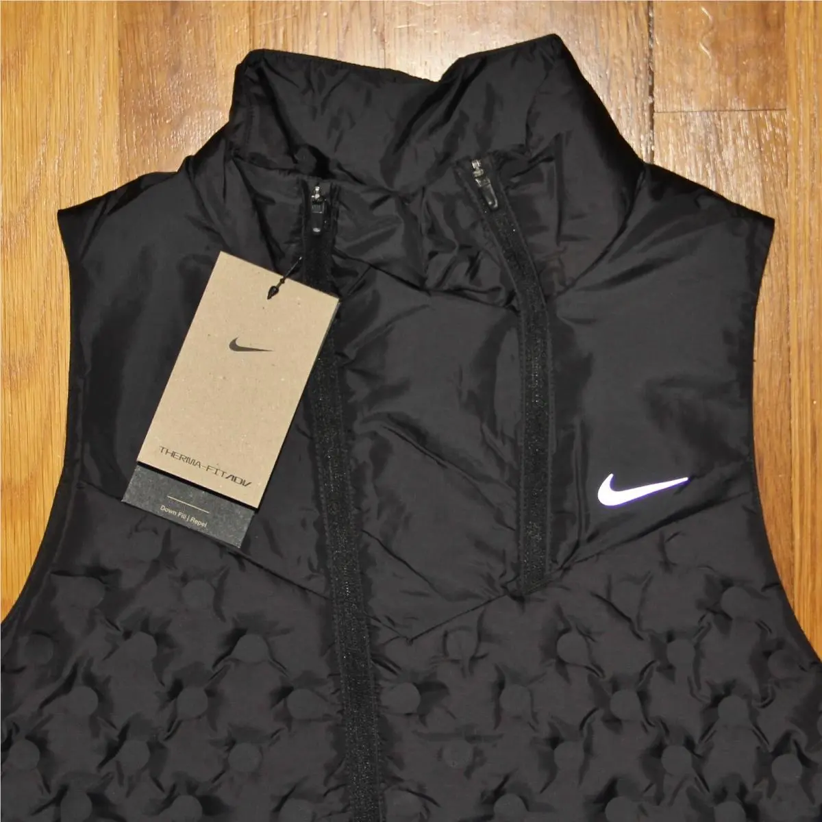 Nike clothing - Nike Therma-Fit ADV Repel AeroLoft Running Vest - FB7606-010 - Black (UPC: 196608724964) 0