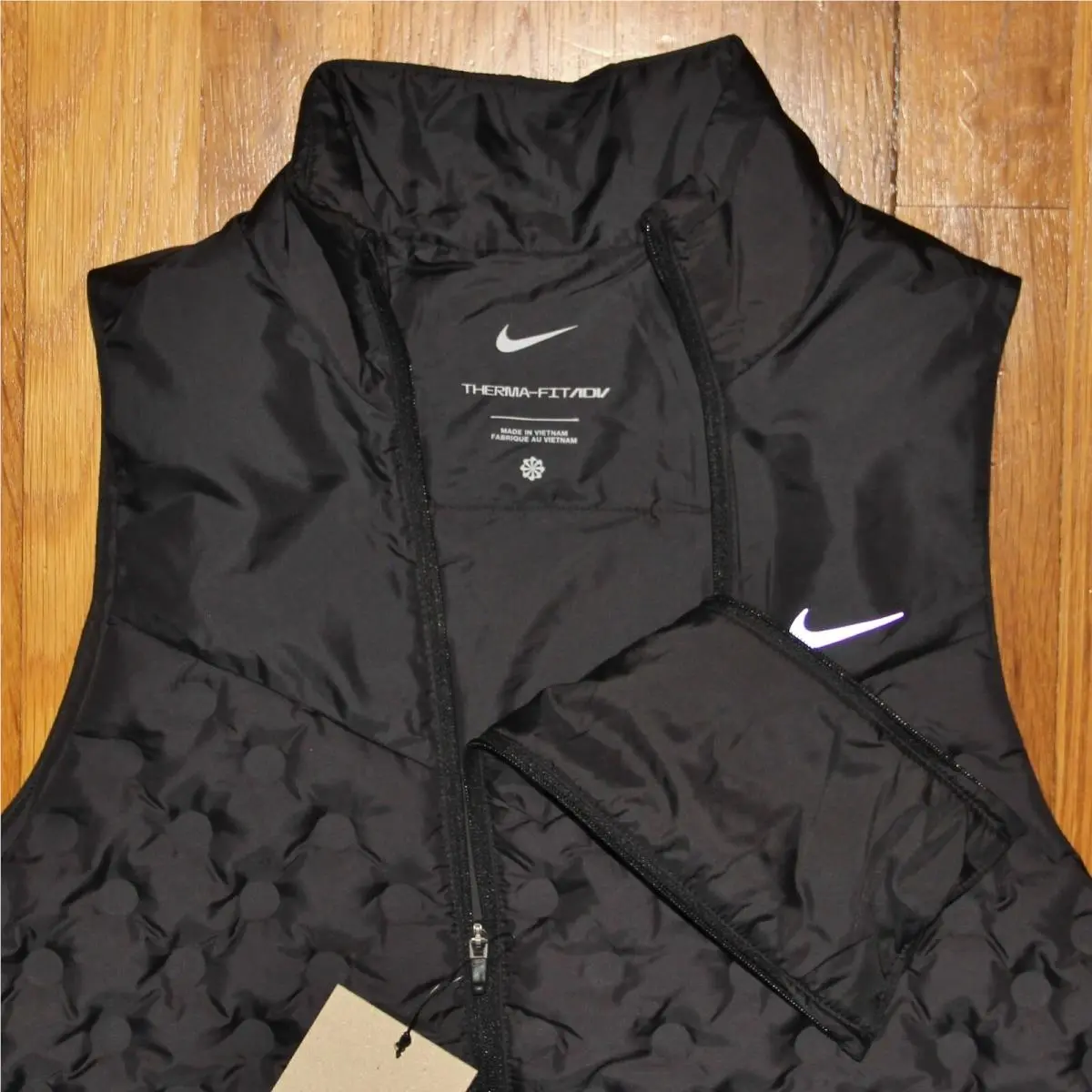 Nike clothing - Nike Therma-Fit ADV Repel AeroLoft Running Vest - FB7606-010 - Black (UPC: 196608724964) 1