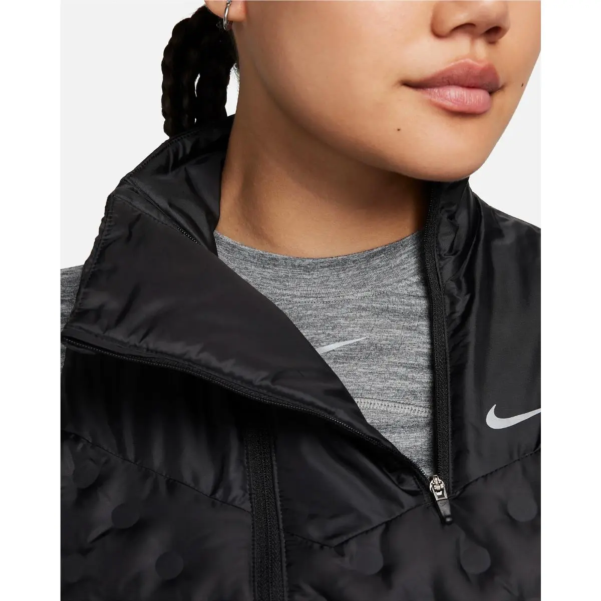 Nike clothing - Nike Therma-Fit ADV Repel AeroLoft Running Vest - FB7606-010 - Black (UPC: 196608724964) 2