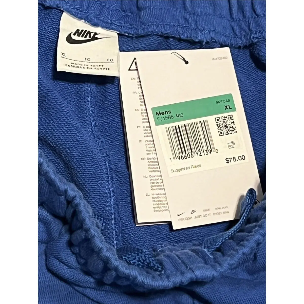 Nike clothing - Nike Sport & Sanctuary Club - FJ1686-480 - Blue, Orange 13