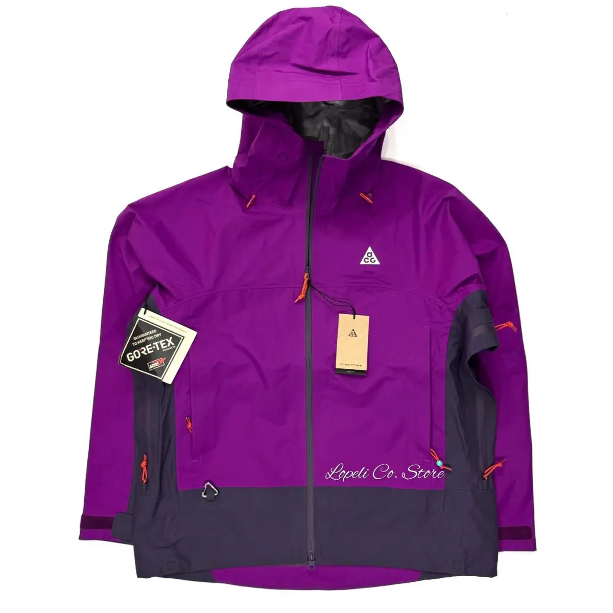 Nike Acg Gore-tex Misery Ridge Jacket Purple Berry FV8641-505 Mens Medium