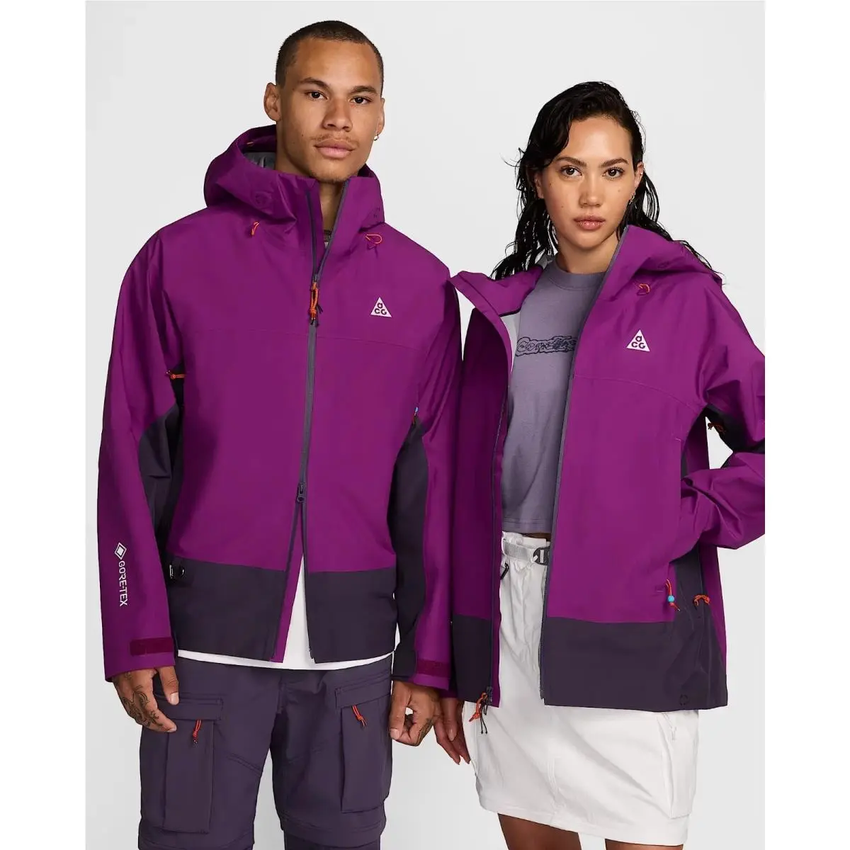 Nike Acg Gore-tex Misery Ridge Jacket Purple Berry FV8641-505 Adult Unisex Sz S