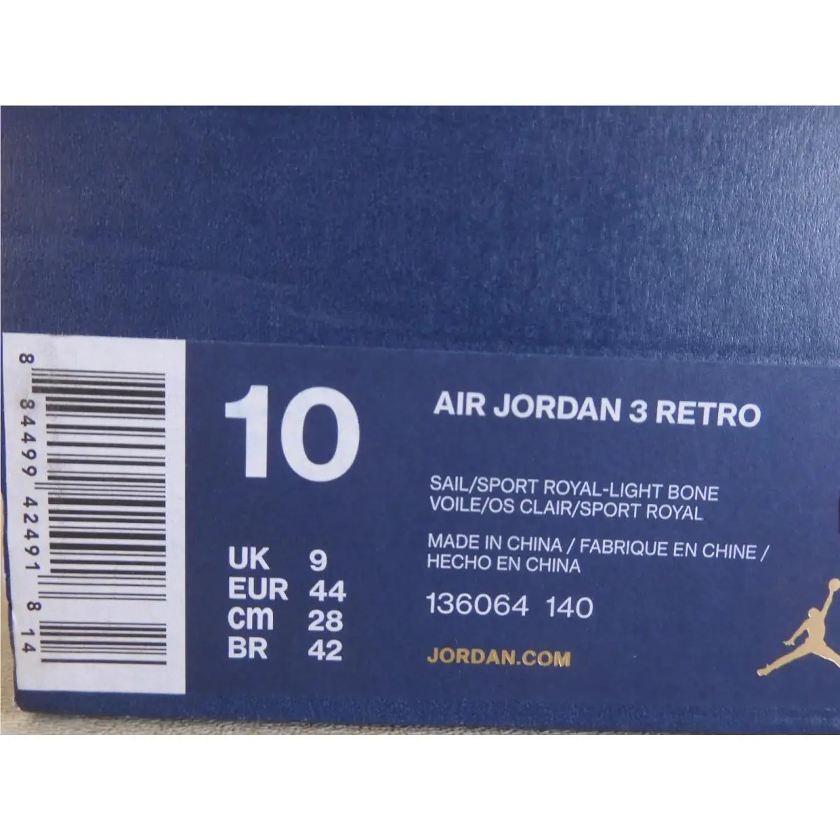 Nike shoes - Air Jordan 3 - Air - 136064-140 - Brown (UPC: 884499424918) 6