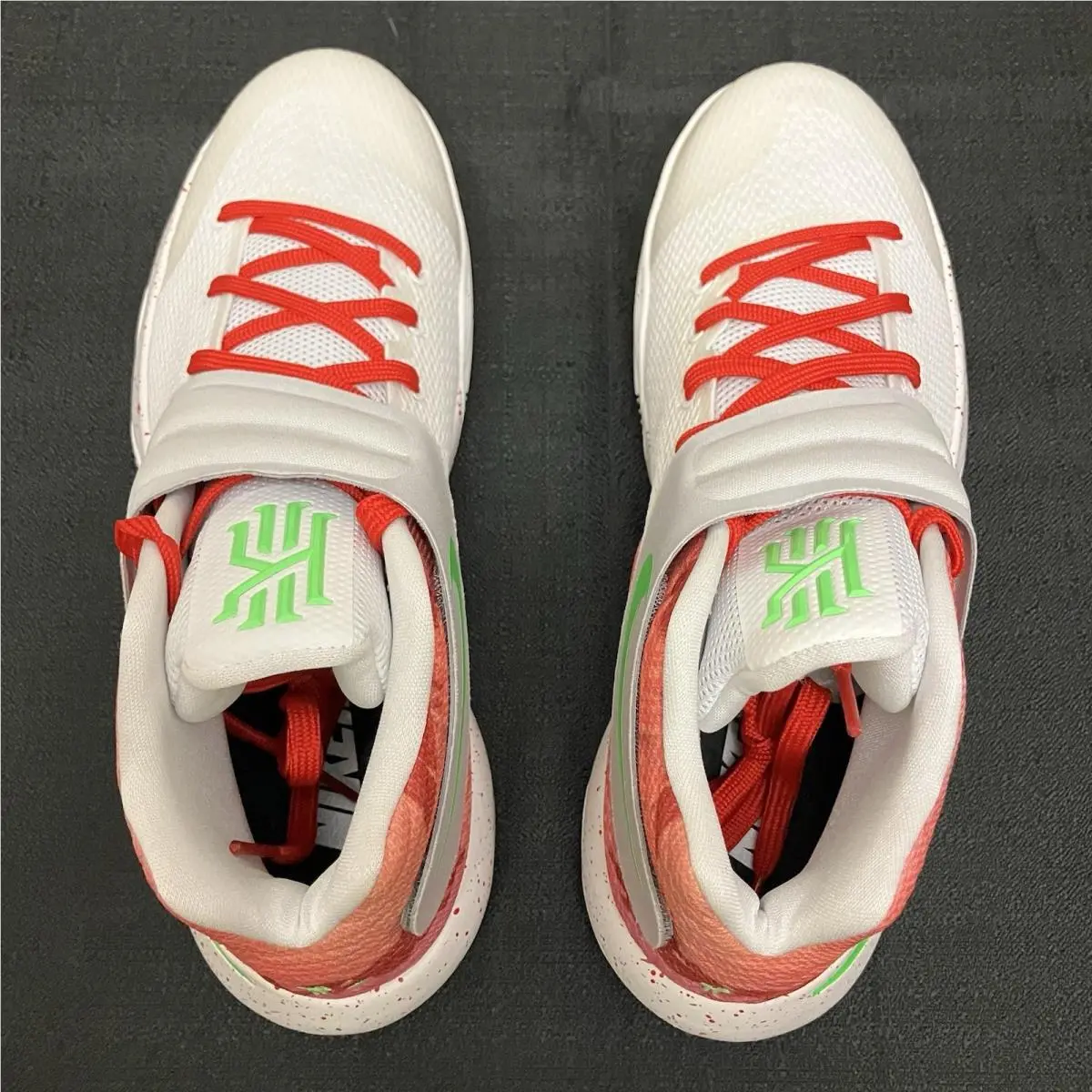 Nike shoes - Kyrie 2 Ky Rispy Kreme - White Red Green 3