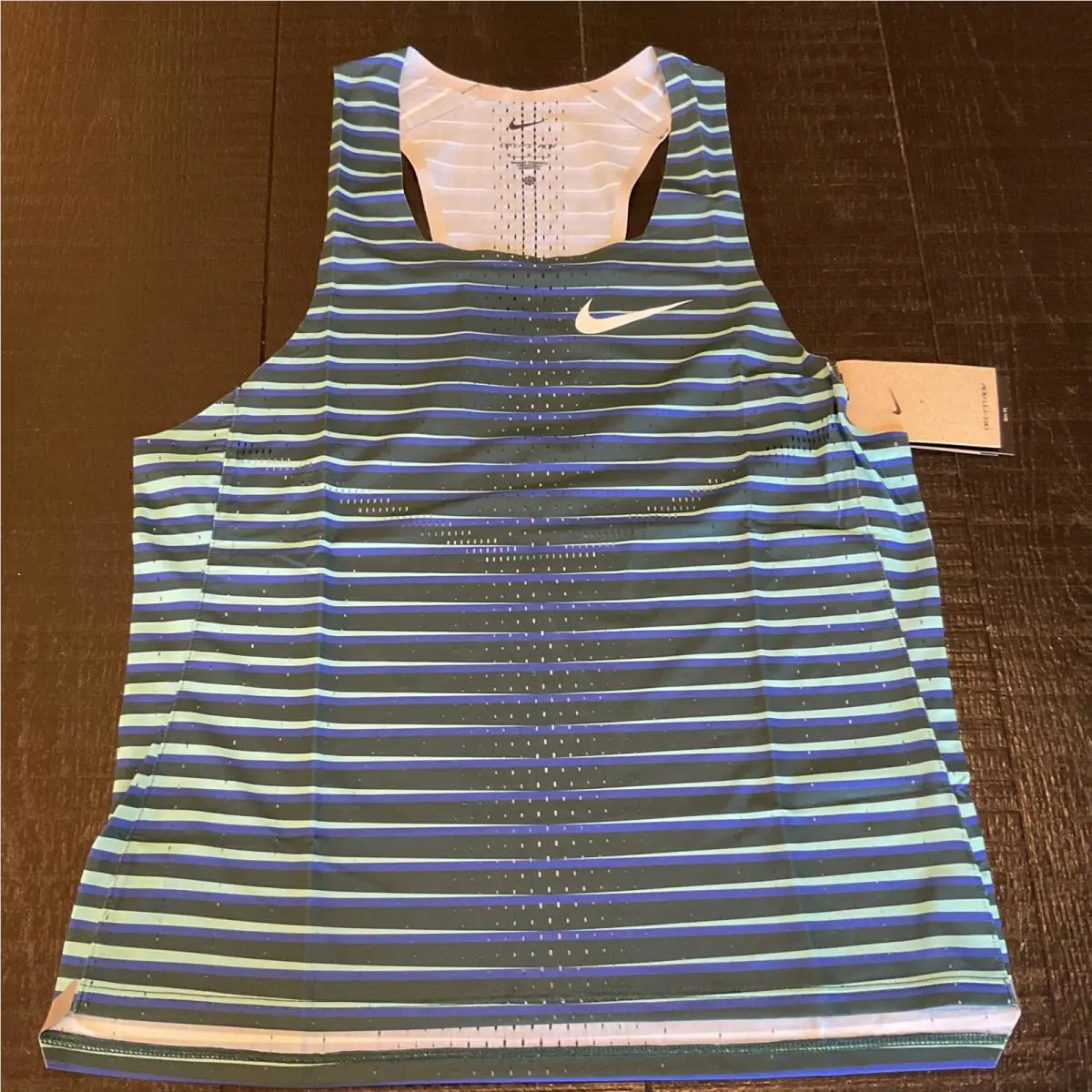 Nike Adv Dri Fit Running Track Singlet Tank Mens Size M Rare