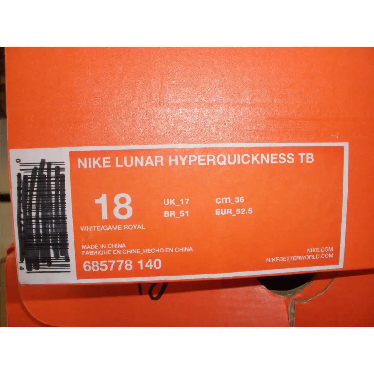 Nike shoes - Nike Lunar Hyperquickness - Lunar Hyperquickness - white 3