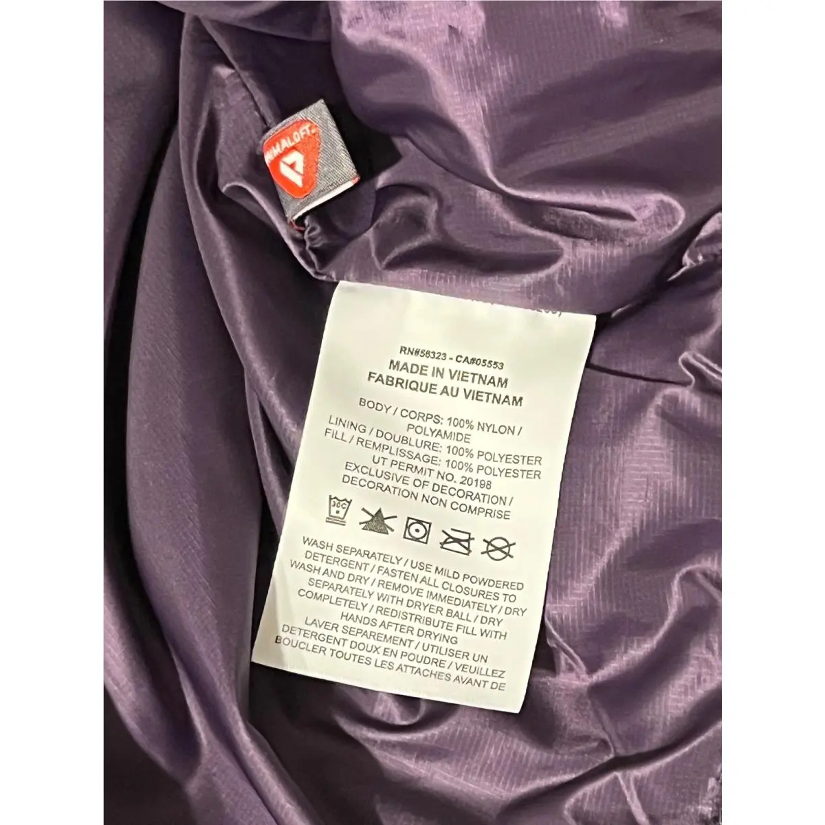 Nike clothing - Nike ACG Therma FIT ADV Puffer Vest - FV7331 573 - Dark Raisin & Black & Summit White (UPC: 197597283081) 7