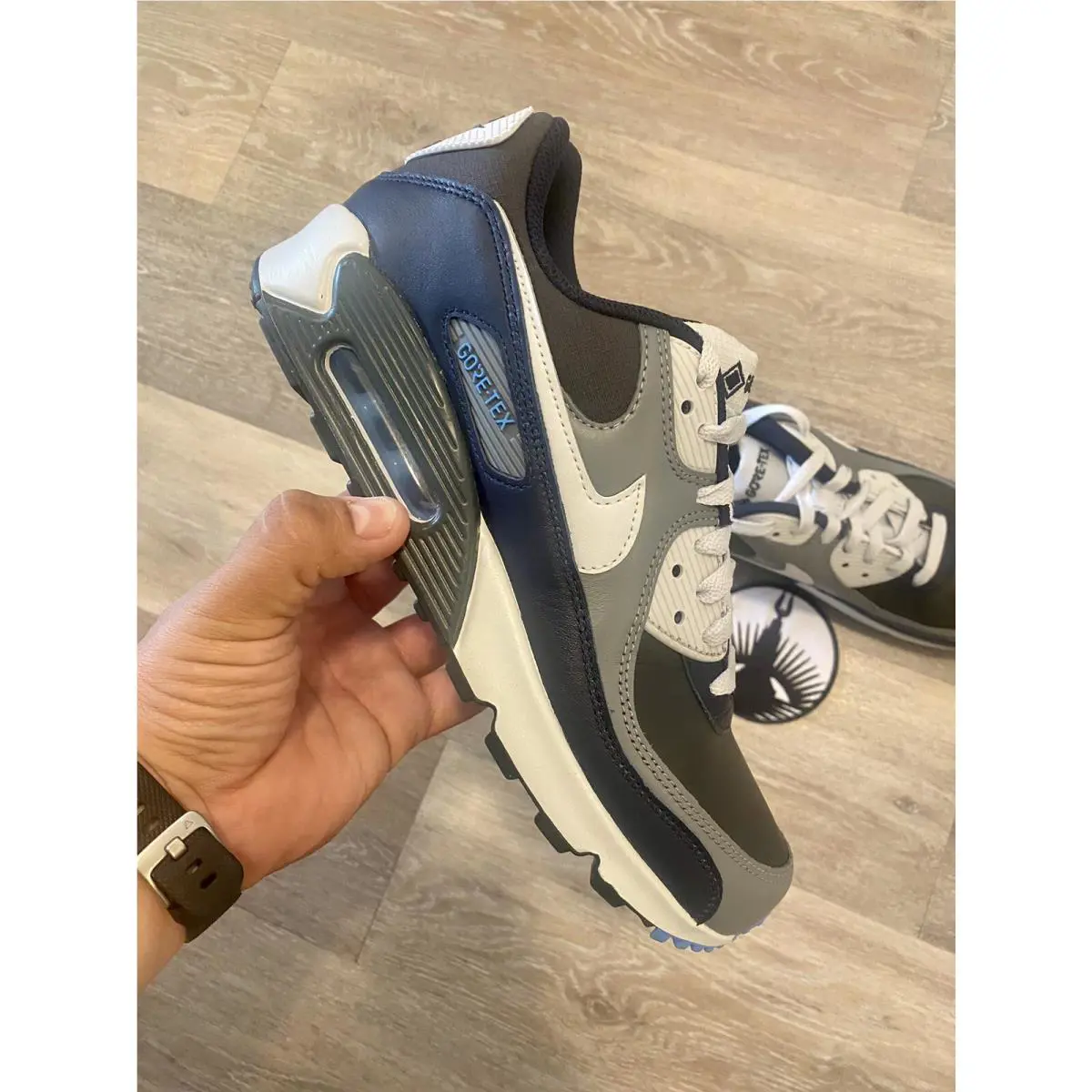 Nike shoes - Nike Air Max 90 - Air Max - DJ9779-004 - Anthracite/Obsidian/Cool Grey/Pure Platinum (UPC: 196153825727) 8