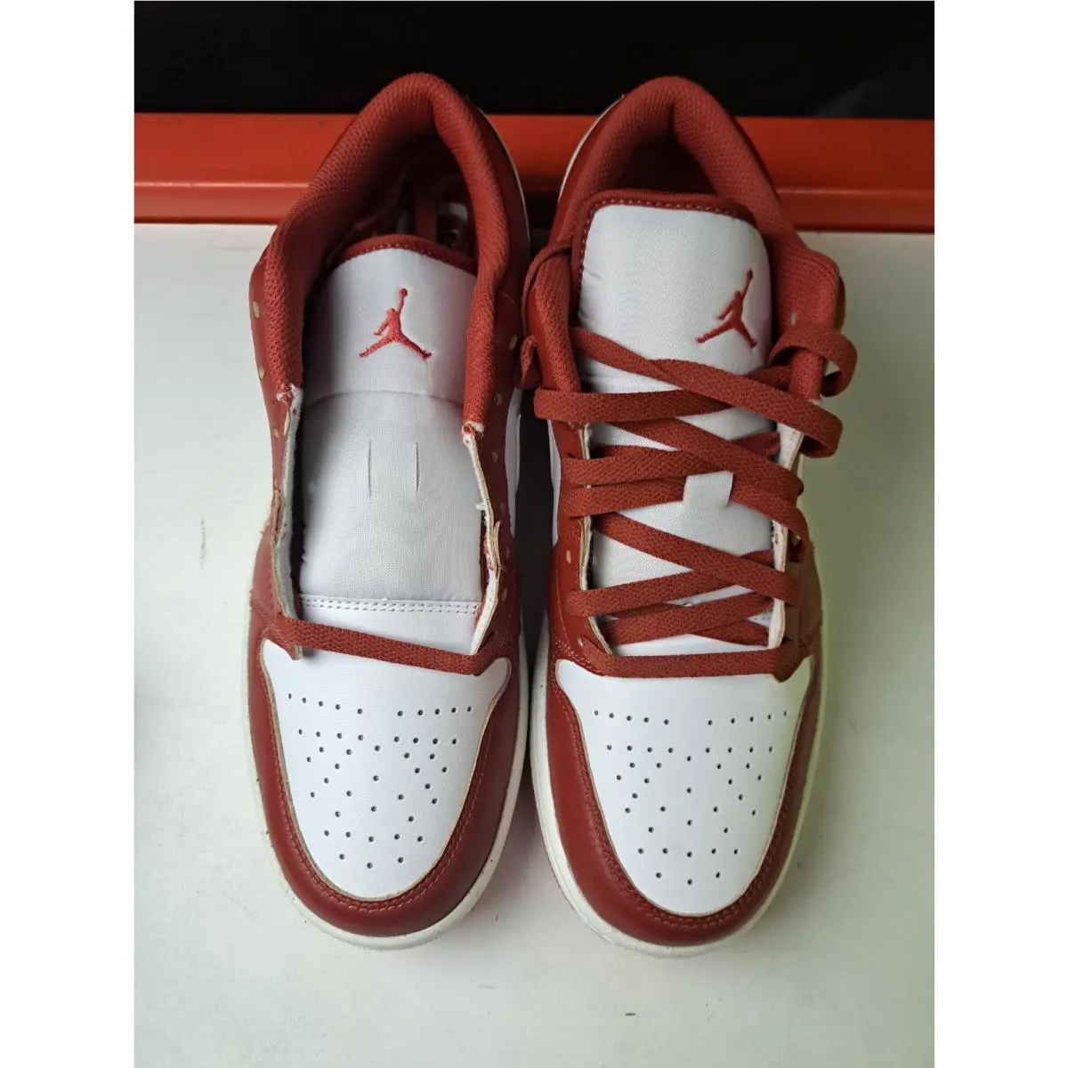 Nike shoes - Nike Air Jordan 1 - Air - Red/White 2