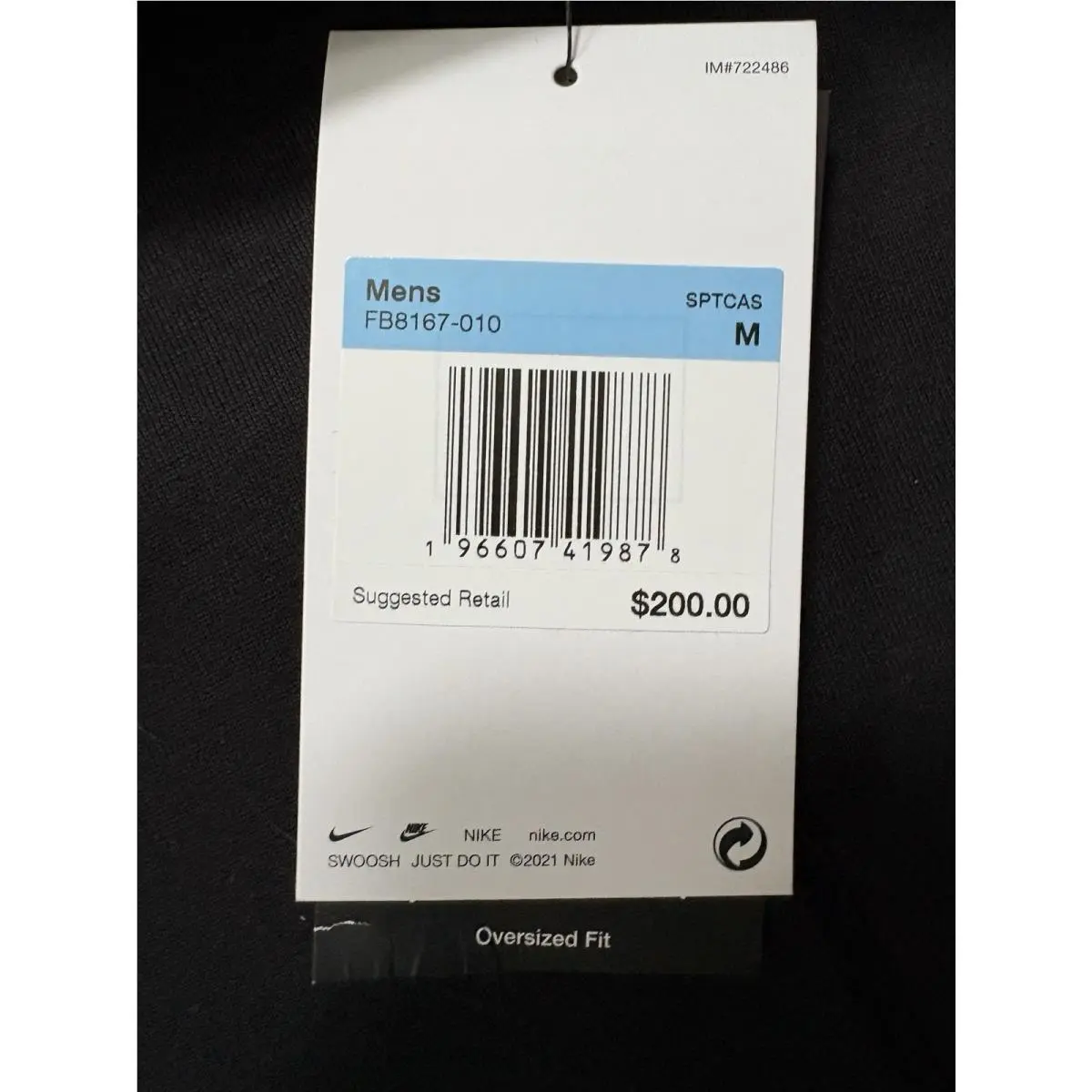 Nike clothing - FB8167010 - FB8167010 - Black (UPC: 0196607419878) 2