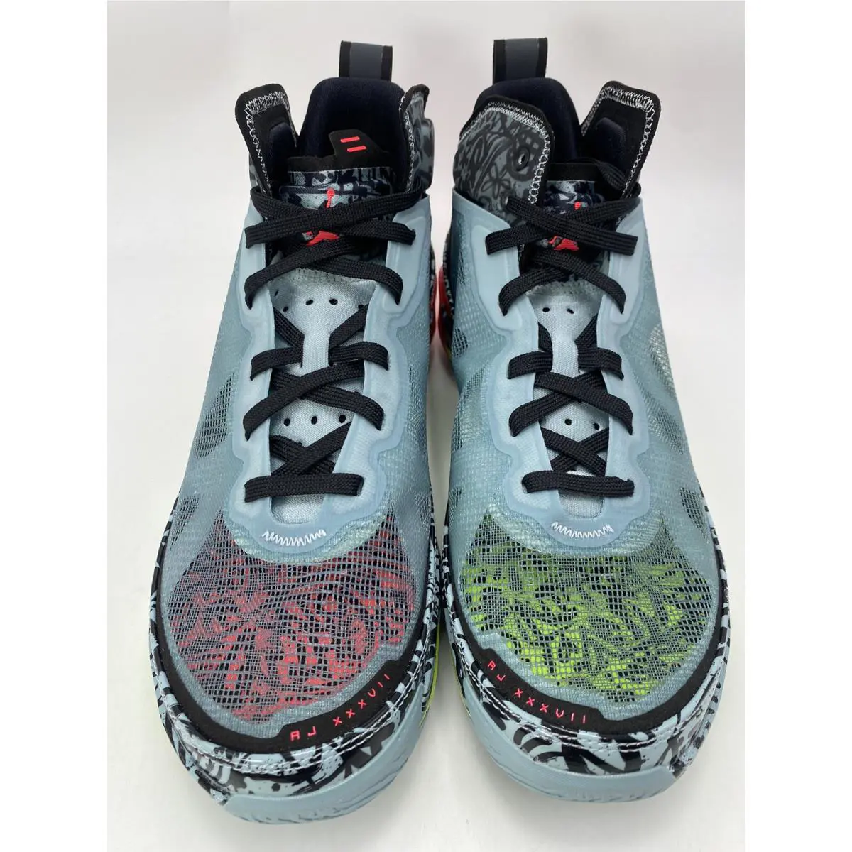 Nike shoes - Nike Air Jordan XXXVII - Air XXXVII - DV3142 367 - Ocean Cube/Flash Crimson-Volt (UPC: 196150222116) 3