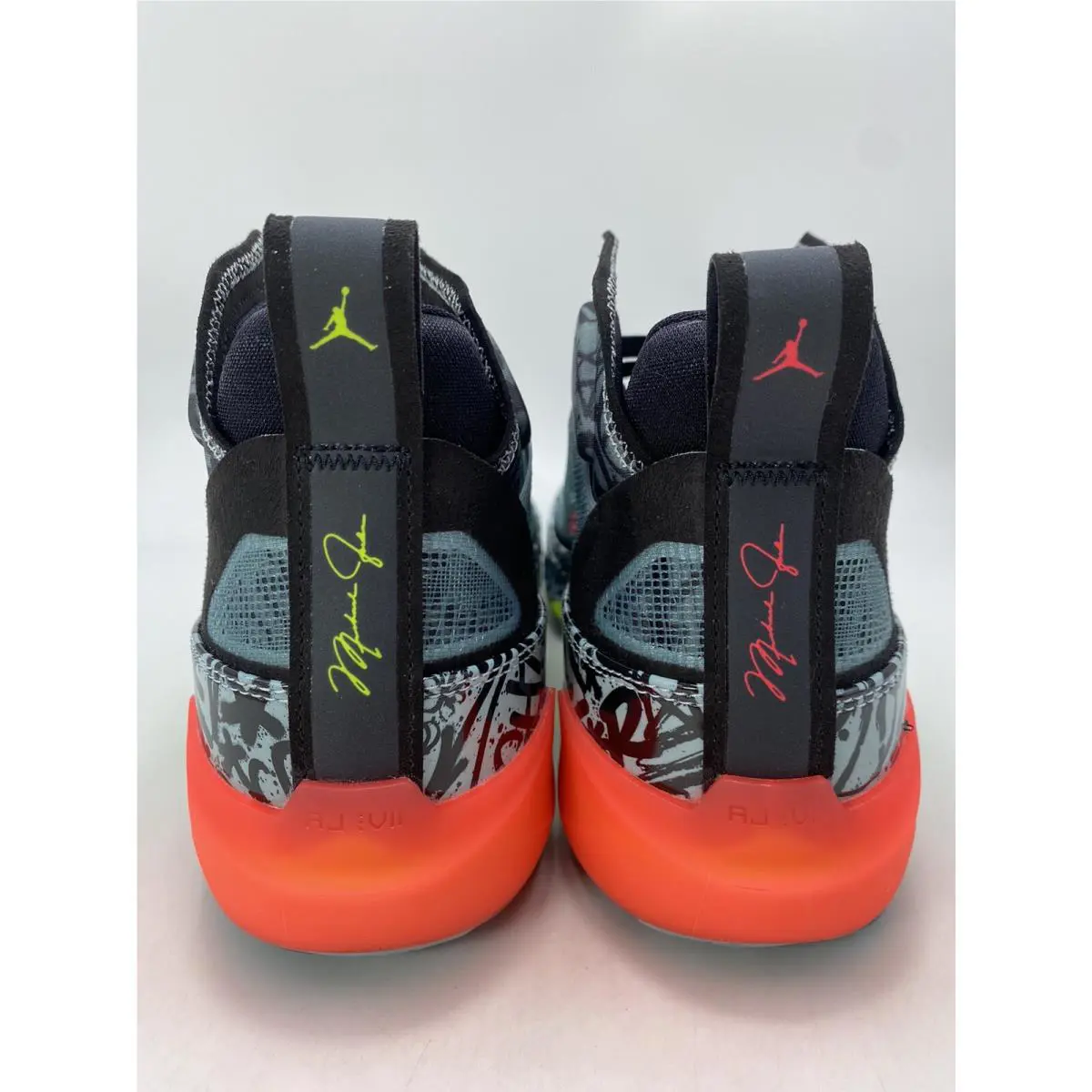 Nike shoes - Nike Air Jordan XXXVII - Air XXXVII - DV3142 367 - Ocean Cube/Flash Crimson-Volt (UPC: 196150222116) 4