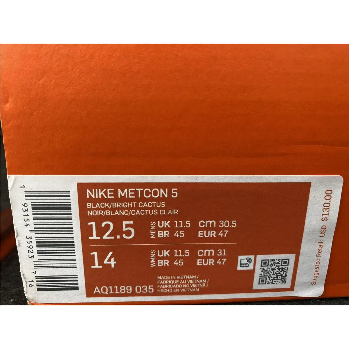 Nike shoes - Nike Metcon 5 - Metcon - AQ1189035 - Black/Bright Cactus 9