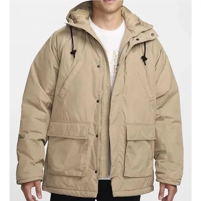 Nike Sportswear Club Fleece Therma-fit Parka Jacket FZ0869-247 Men Sz L