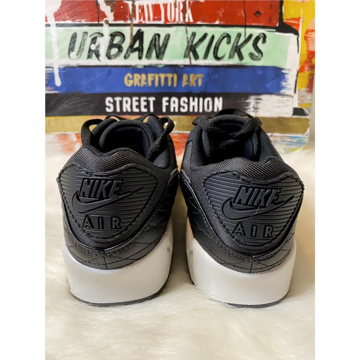 Nike shoes - Nike By You ID Air Max 90 - DJ3176-991 - Black, Red 4
