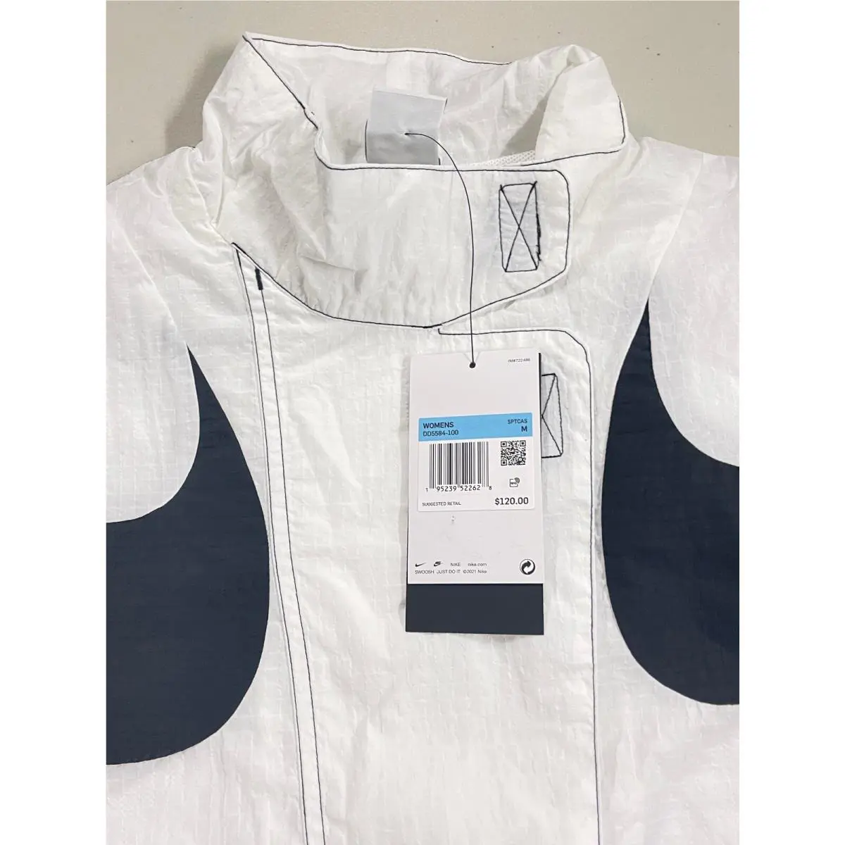 Nike clothing - Nike Dri-Fit - White / BLACK (UPC: 195239522642) 5