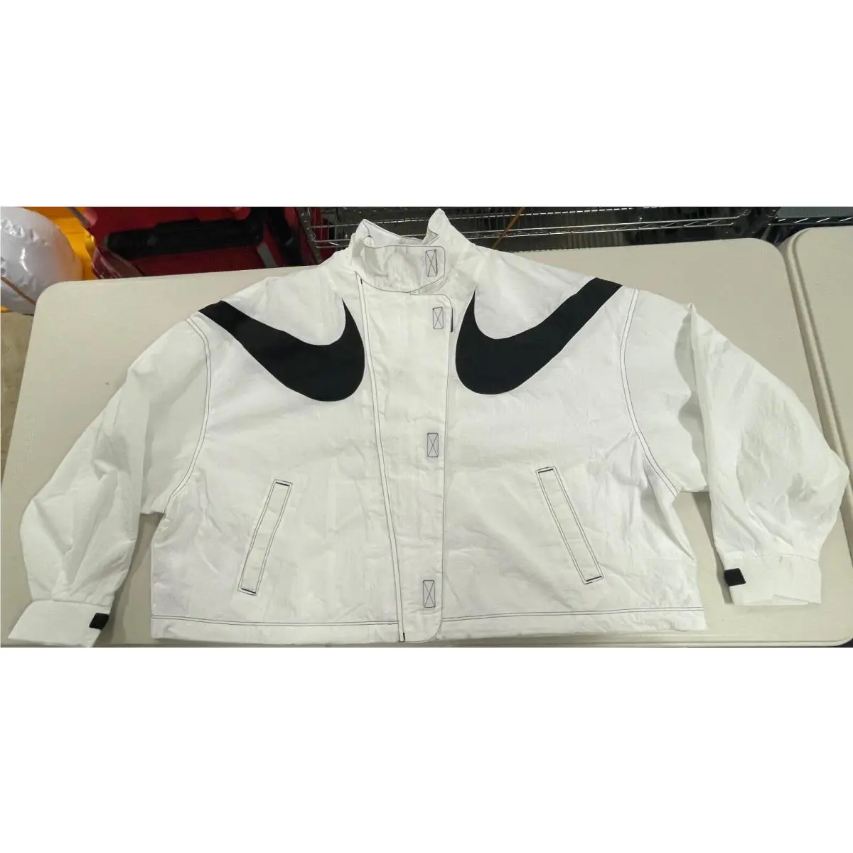 Nike clothing - Nike Dri-Fit - White / BLACK (UPC: 195239522642) 0