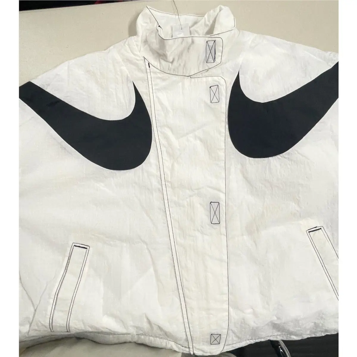Nike clothing - Nike Dri-Fit - White / BLACK (UPC: 195239522642) 6