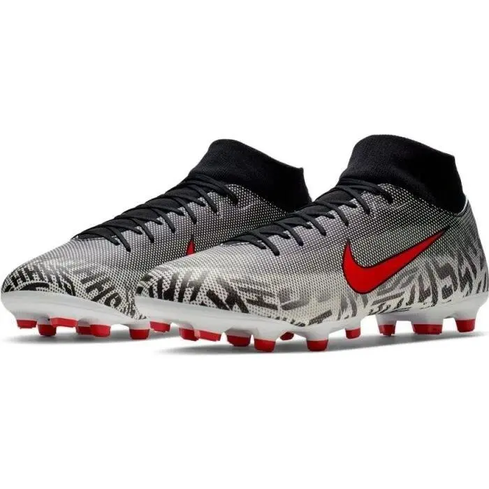 Nike Mercurial Superfly 6 Academy Grey/black/red AO9466-170 Men`s Size 12