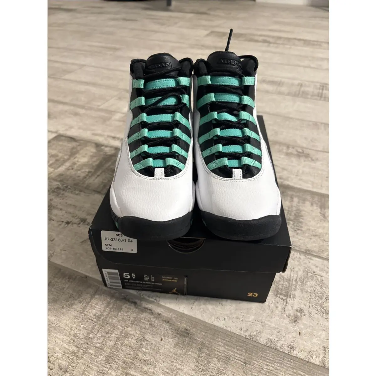 Nike shoes - Air Jordan 10 - Air - 705180-118 - Green (UPC: 826218423710) 0