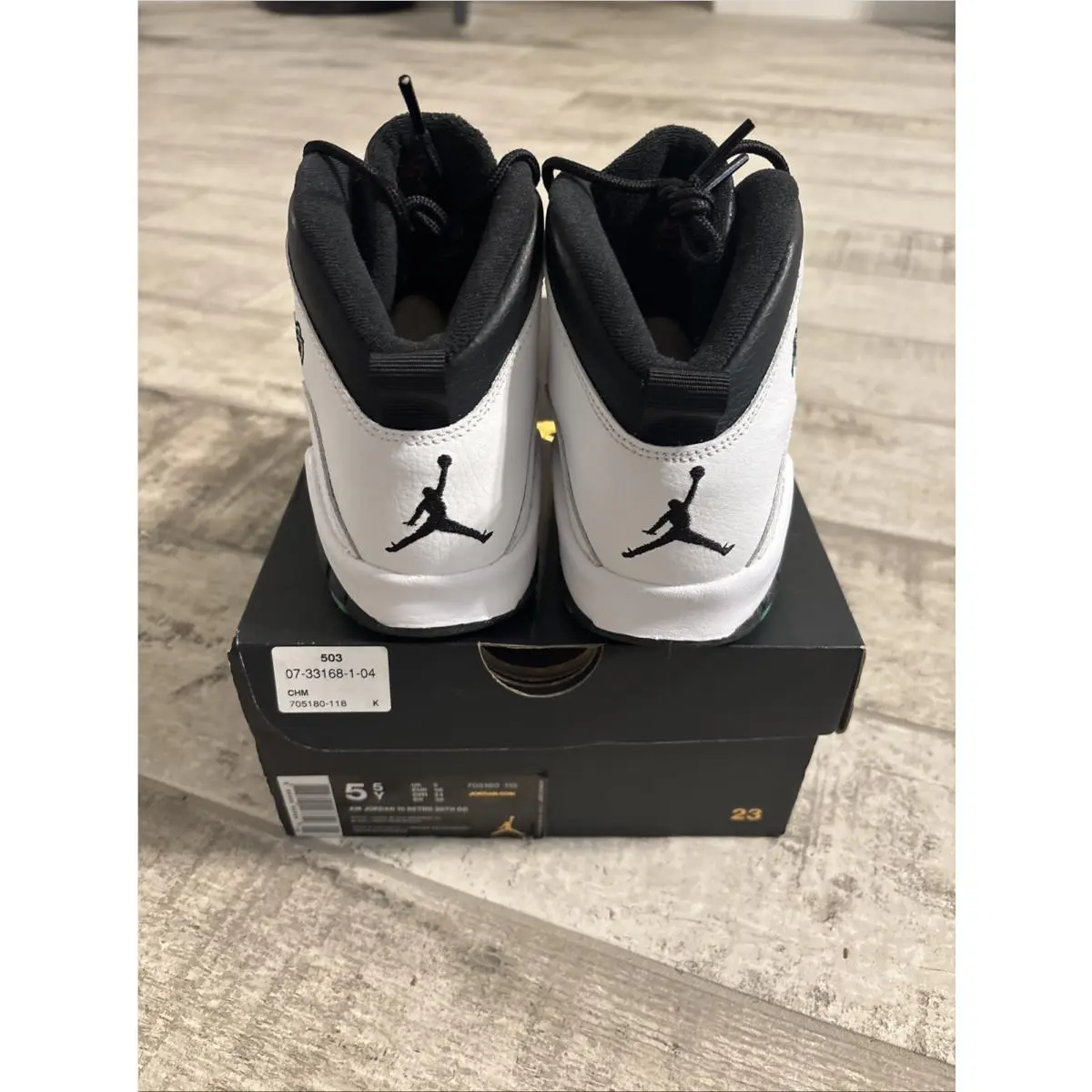 Nike shoes - Air Jordan 10 - Air - 705180-118 - Green (UPC: 826218423710) 2