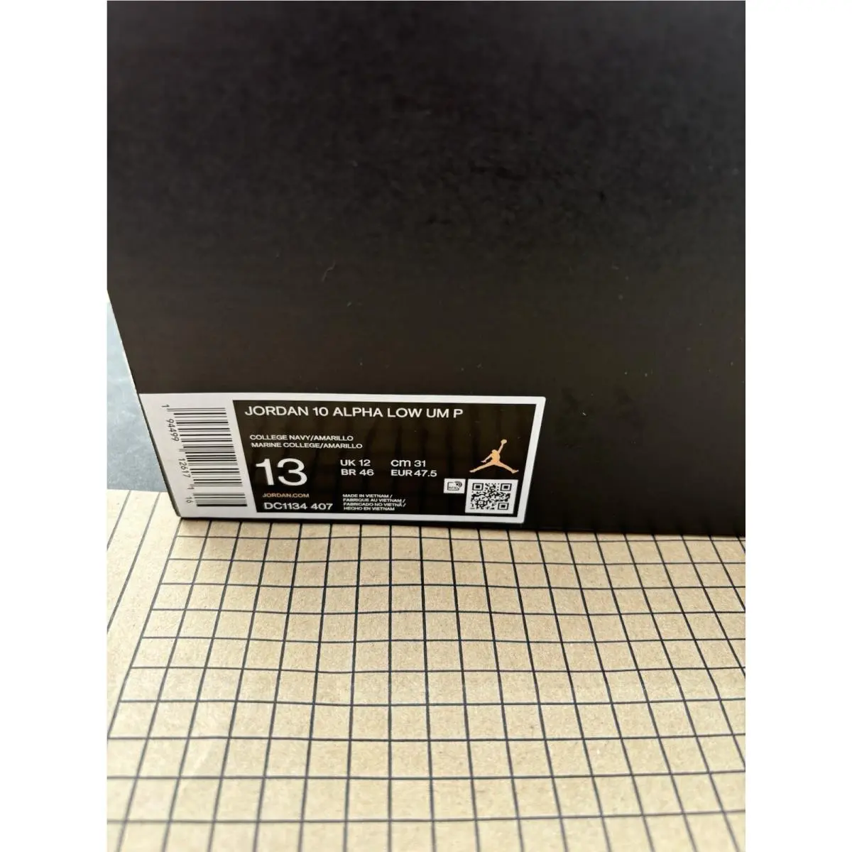 Nike shoes - Air Jordan 10 - Air - DC1134-407 - Blue (UPC: 194499126102) 12