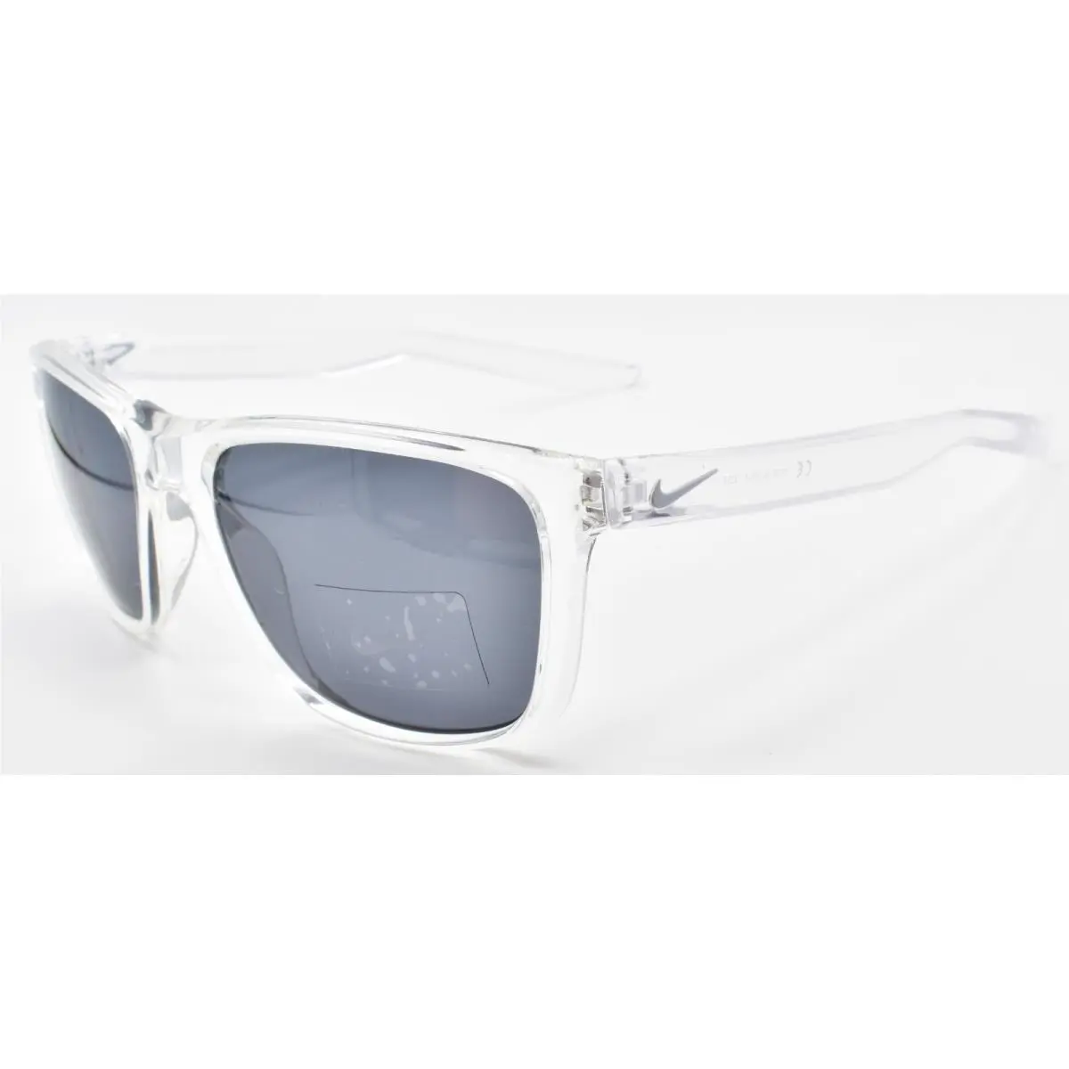 Essential Endeavor EV1122 913 Sunglasses Clear Crystal / Dark Gray Italy by Nike