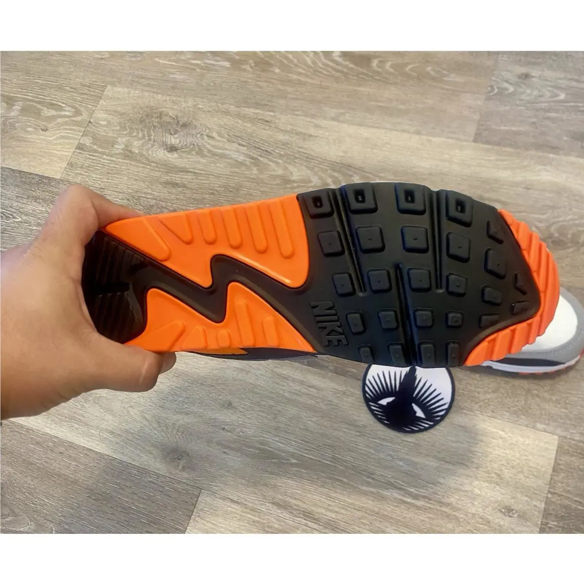 Nike shoes - Nike Air Max 90 - Air Max - DM0029-108 - White / Safety Orange / Dark Smoke Grey (UPC: 197600813915) 9