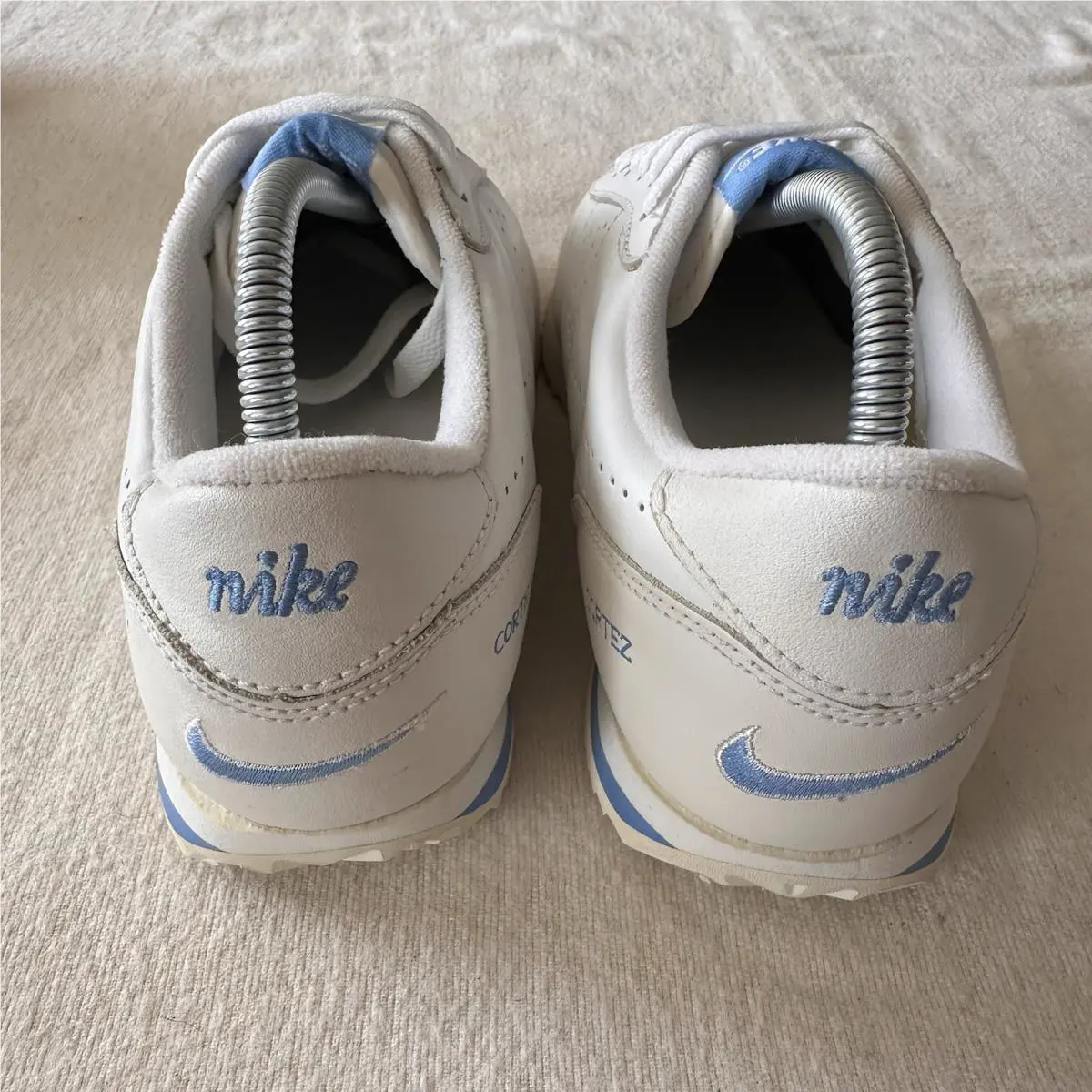 Nike shoes - Nike Leather Cortez - Leather Cortez - 602033-149 - White/Coast (UPC: 0675911336373) 6