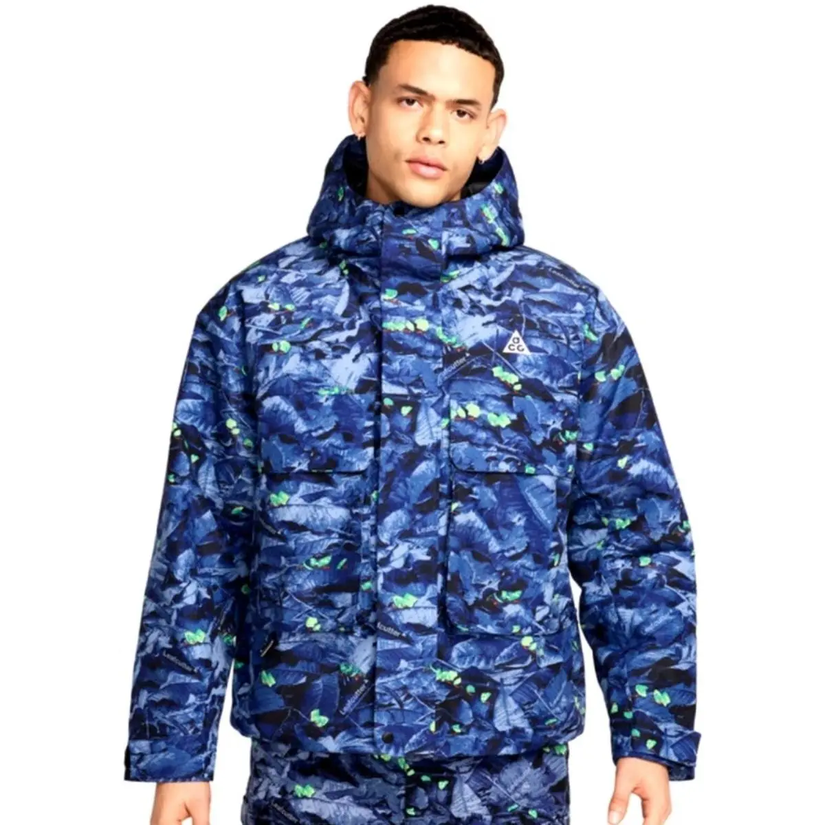 Acg Primaloft Skull Peak Leafcutter Storm-fit Jacket Mens Medium Blue Green by Nike
