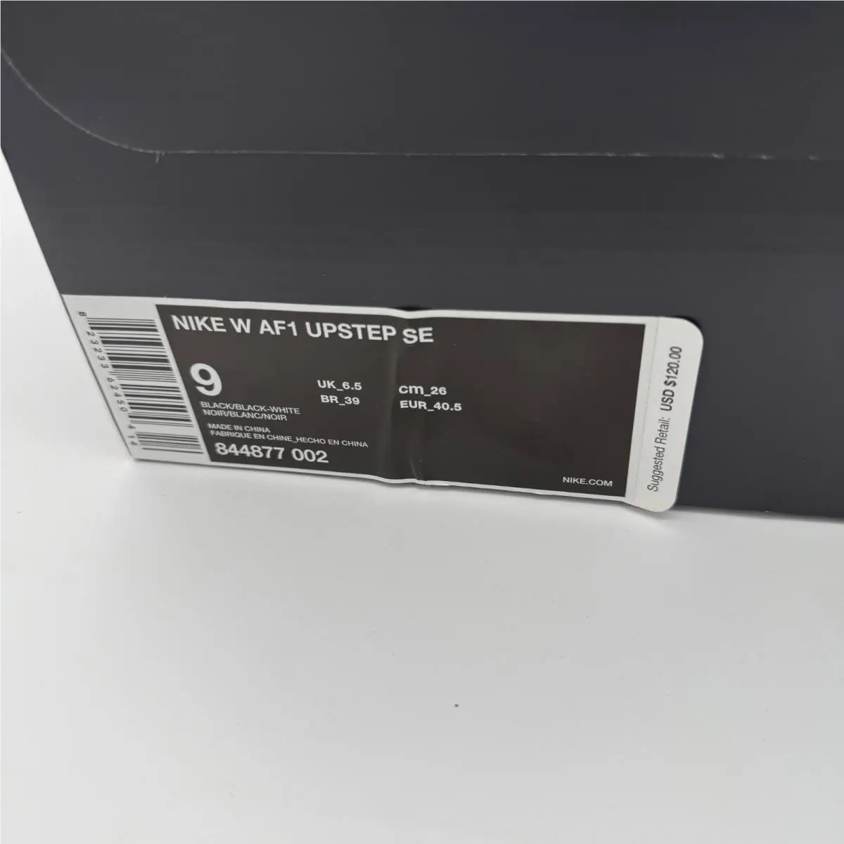 Nike shoes - Nike Air Force 1 Upstep SE - 844877-002 - Black (UPC: 823233624504) 1