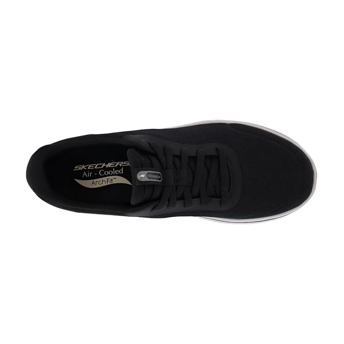 Skechers shoes - Relaxed Fit: GO WALK Arch Fit N-Joy - Cullman - BLACK / GREY 4