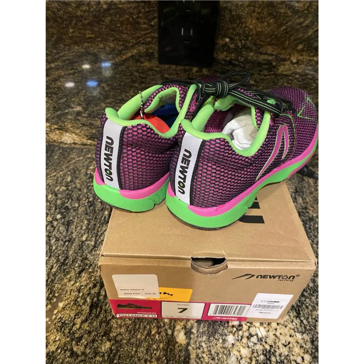 Newton shoes - Newton Distance - Distance - Plum/Green 1