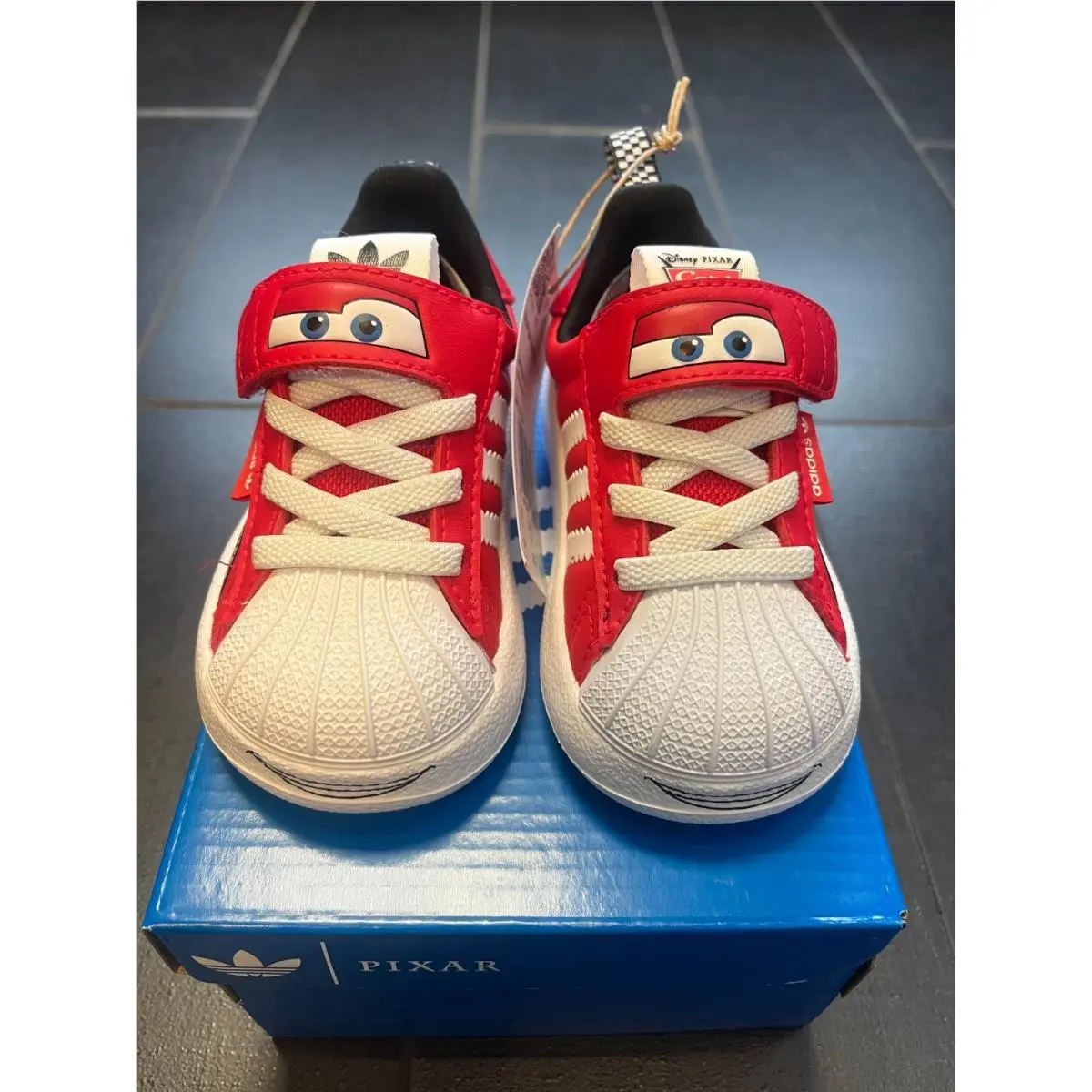 Adidas shoes - WHITE RED 5