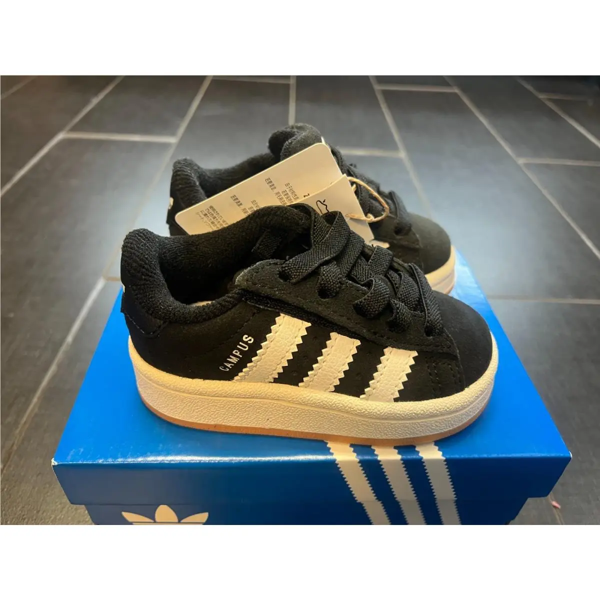 JI4335 Size 5-10 Adidas Campus 00s CF EL Core Black