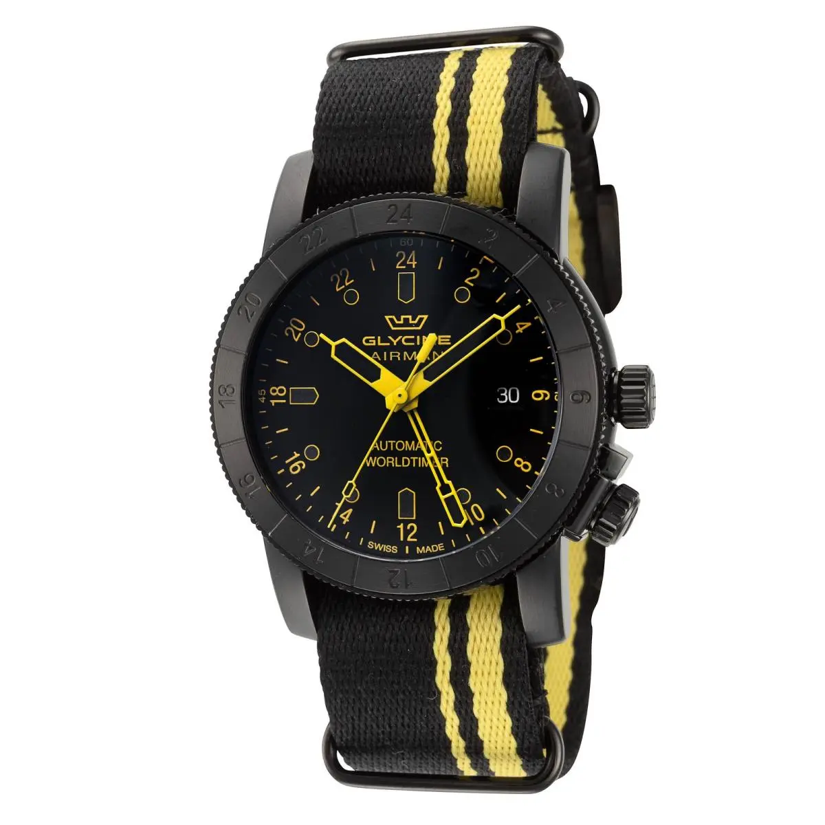 Glycine Men`s Airman Contemporary 42mm Automatic Watch GL0499