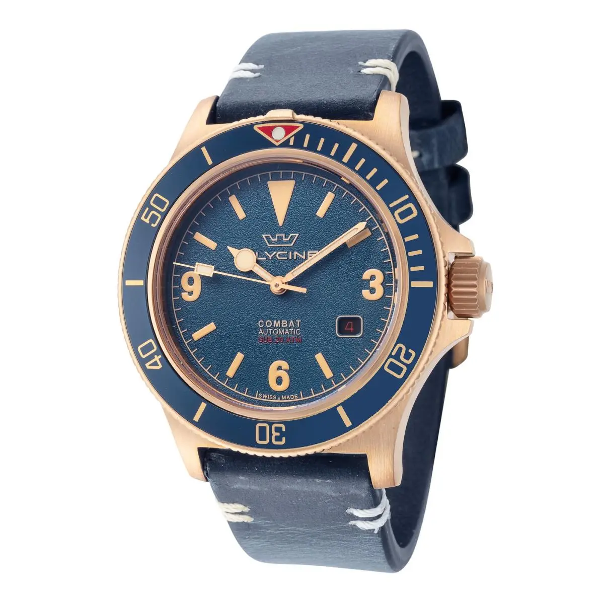 Glycine Men`s Combat Sub Bronze 42mm Automatic Watch GL0421