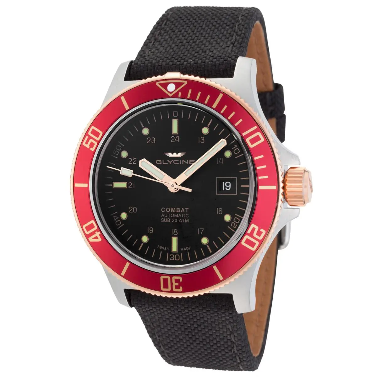 Glycine Men`s Combat Sub 42 mm Automatic Watch GL0092