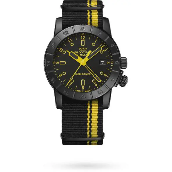 Glycine Men`s Airman Contemporary Purist 42mm Automatic Watch GL0498