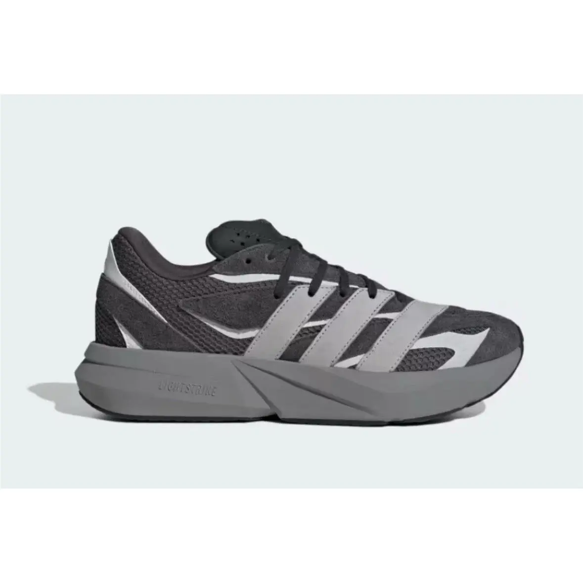 Adidas Mens Lightblaze Dark Gray Shoes Size 9.0
