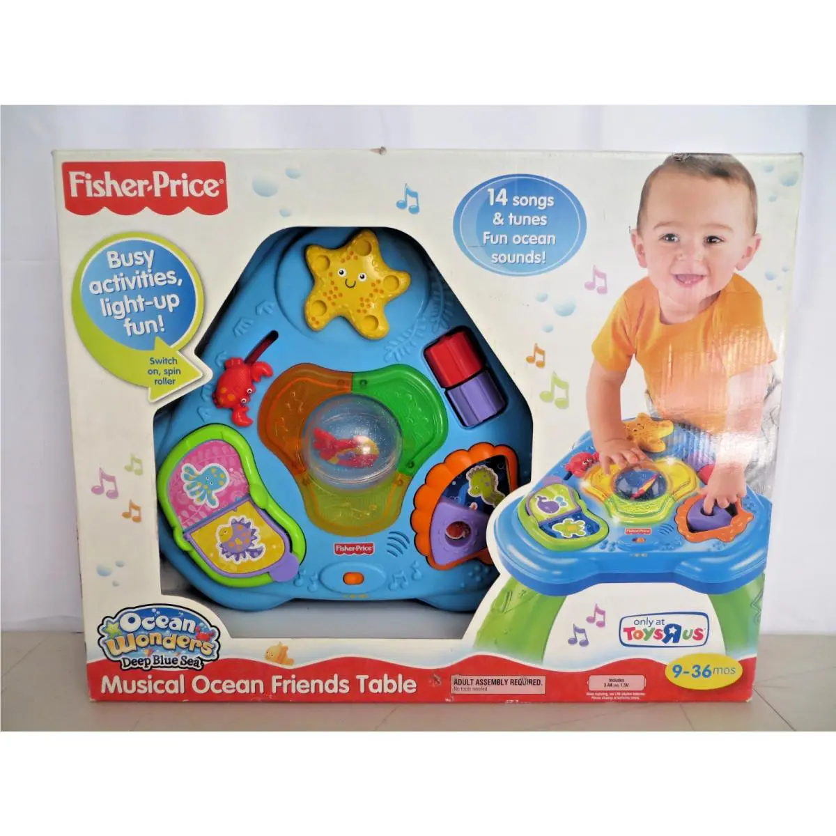 Fisher-price Musical Ocean Friends Wonders Sea Sights Sounds Table Toys R Us