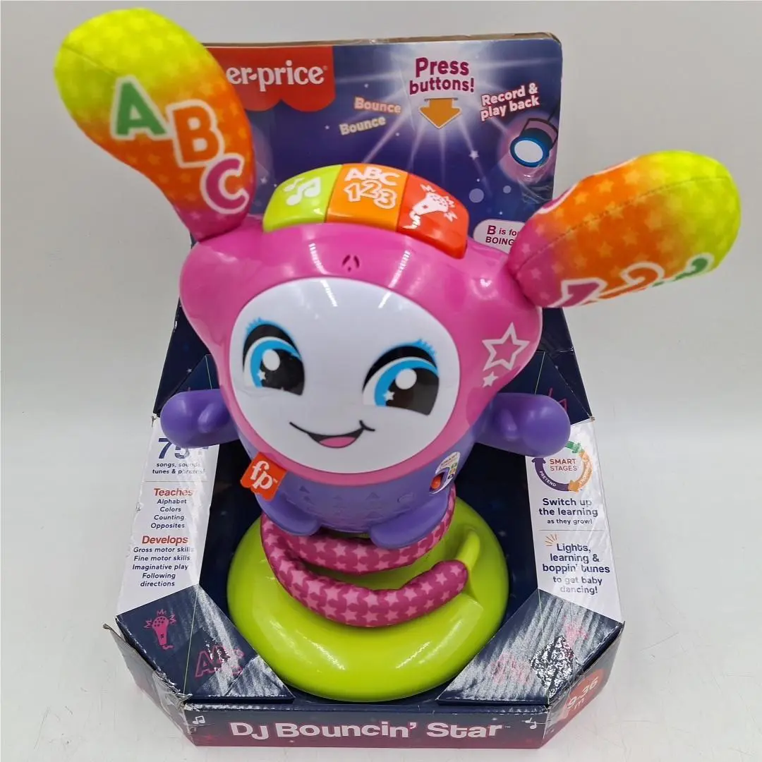 Fisher-price Baby Toddler Learning Toy--dj Bouncin Star