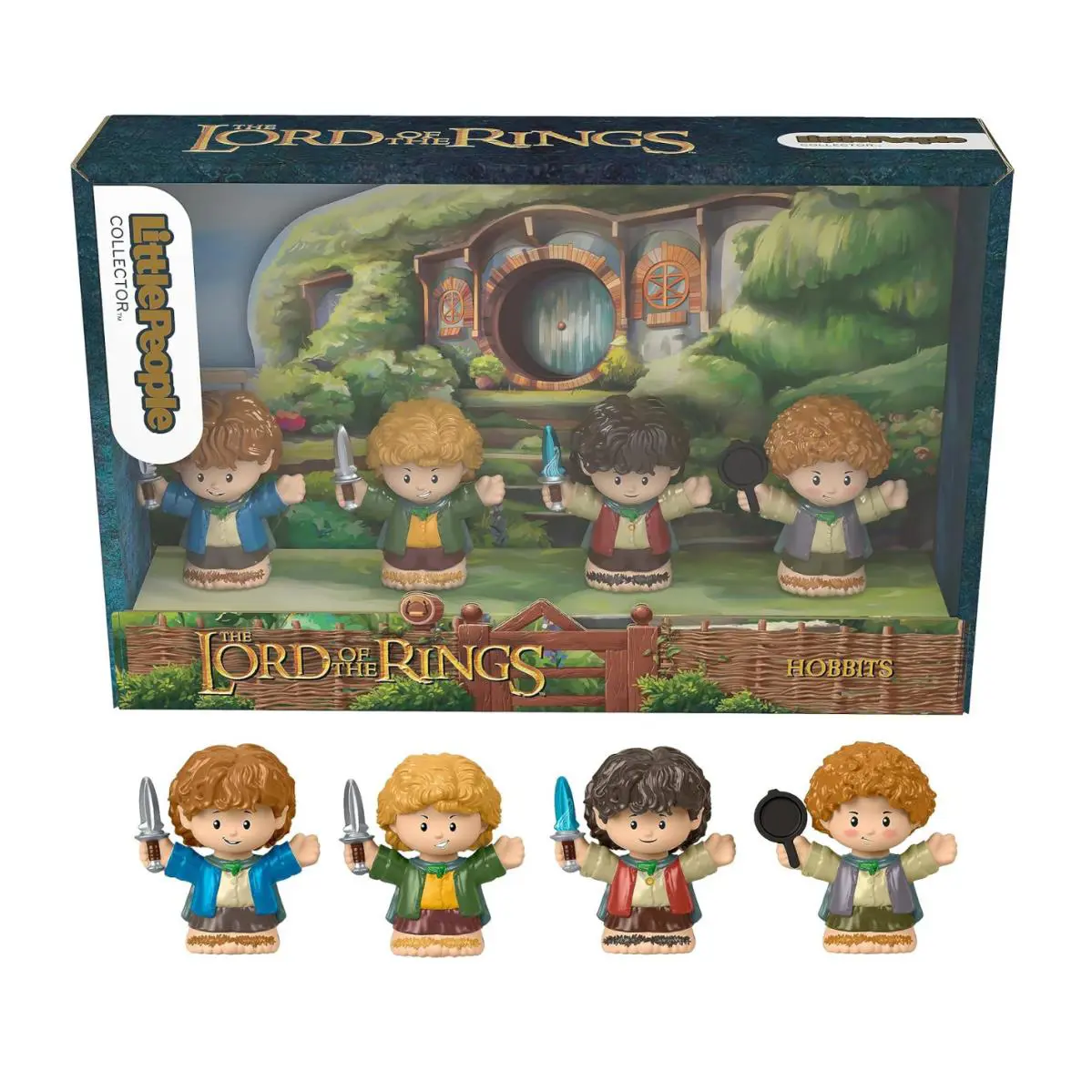 Fisher-price Little People Collector Special The Lord Of The Rings Hobbit Set